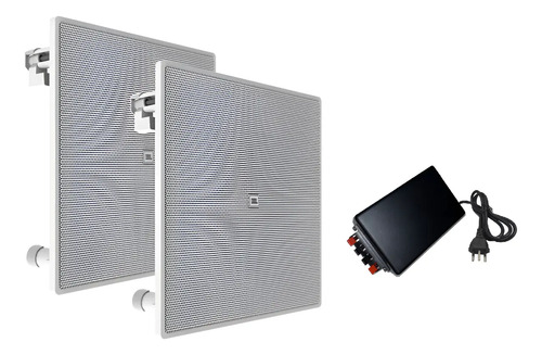 Kit arandela jbl amplificador invisivel bluetooth 280w