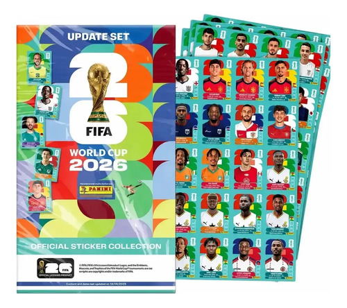 Kit atualizado 120 figurinhas copa 2026 neymar endrick fifa