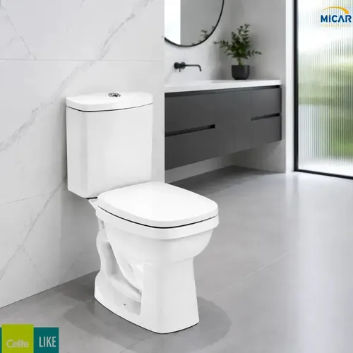 Kit Bacia Sanitária Celite Like Branco Com Caixa Acoplada Co