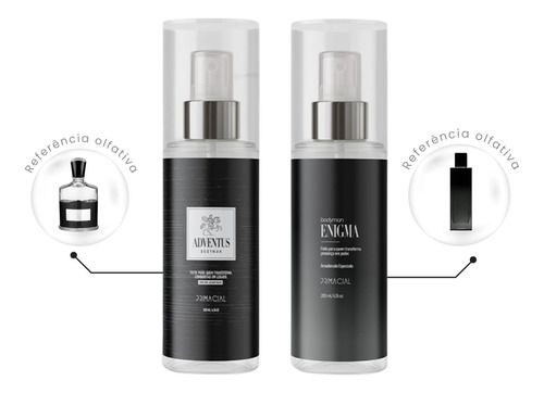Kit Body Splash Masculino Adventus E Enigma 200ml