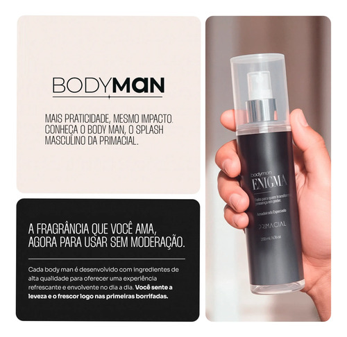 Kit Body Splash Masculino Adventus E Enigma 200ml