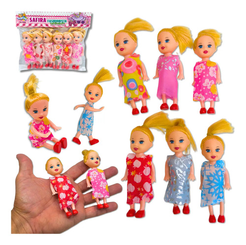 Kit bonecas bonequinha casinha articulada brinquedo menina