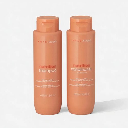 Kit brae stages nutricao shampoo e condicionador para cabelo