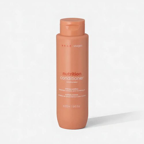 Kit Braé Stages Nutrição: Shampoo e Condicionador para Cabelos Ressecados e sem Vida