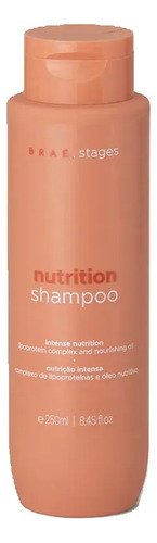 Kit Braé Stages Nutrição: Shampoo e Condicionador para Cabelos Ressecados e sem Vida