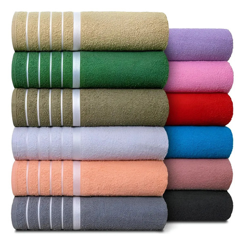 Kit c 4 toalha de banho gigante 80 x 150 cm atacado softmax