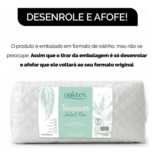 Kit C/2 Travesseiros Luxo Matelado Fibra Antialérgica 50x70 Branco
