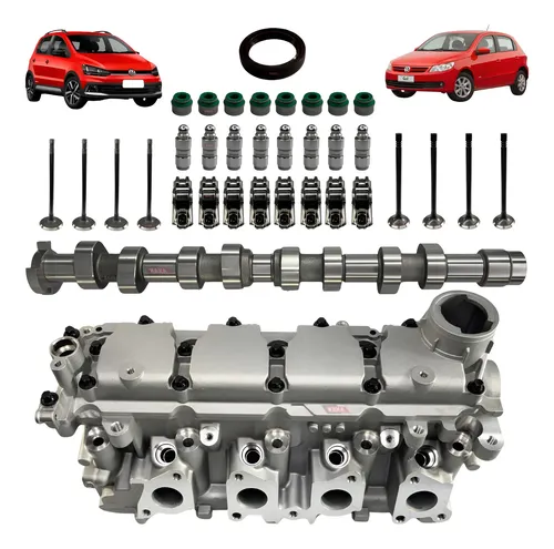 Kit cabecote completo novo gol voyage fox g4 g5 g6 10 ea111