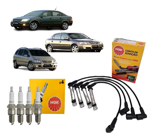 Kit cabos e velas astrazafira 1820 vectra 2022 8v 98