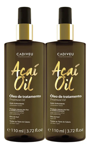 Kit cadiveu professional acai oil 110 extra 2 unidades