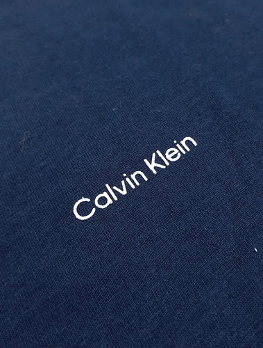 Kit Camisetas Calvin Klein | Masculina Preta/azul Marinho