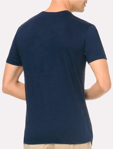 Kit Camisetas Calvin Klein | Masculina Preta/azul Marinho