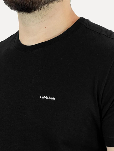 Kit Camisetas Calvin Klein | Masculina Preta/azul Marinho