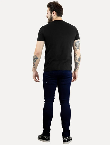 Kit Camisetas Calvin Klein | Masculina Preta/azul Marinho