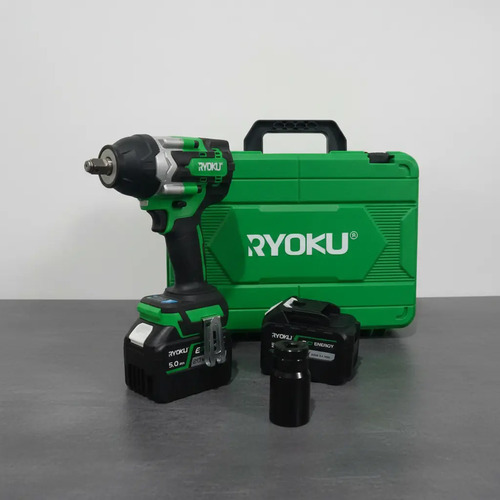 Kit- Chave De Impacto 20v 700 Nm Ryoku (30 Células 15.000ah)