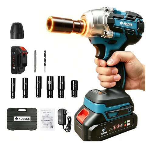 Kit chave de impacto brushless parafusadeira ferramentas bat
