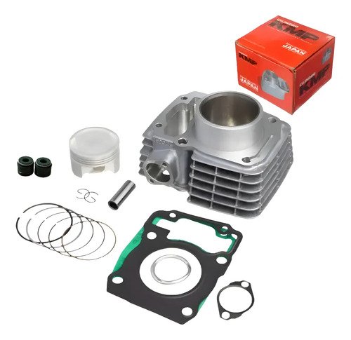Kit Cilindro Motor Kmp Completo Titan Fan Bros Cg 150 Novo