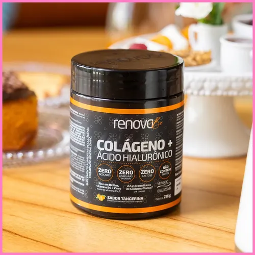 Kit Colágeno Hidrolisado Verisol Ácido Hialurônico Renova Be