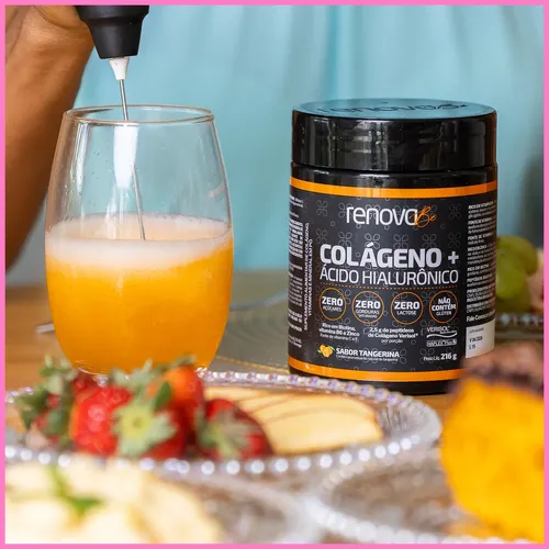 Kit Colágeno Hidrolisado Verisol Ácido Hialurônico Renova Be