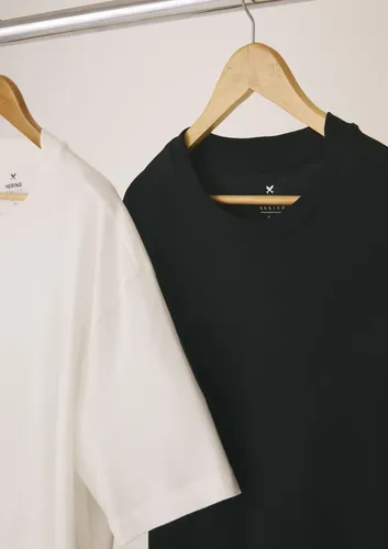 Kit Com 2 Camisetas Masculinas Básicas Relaxed Hering Adulto