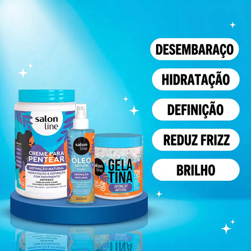 Kit Completo Definição Natural Salon Line 3un Antifrizz