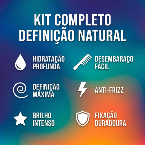 Kit Completo Definição Natural Salon Line 3un Antifrizz