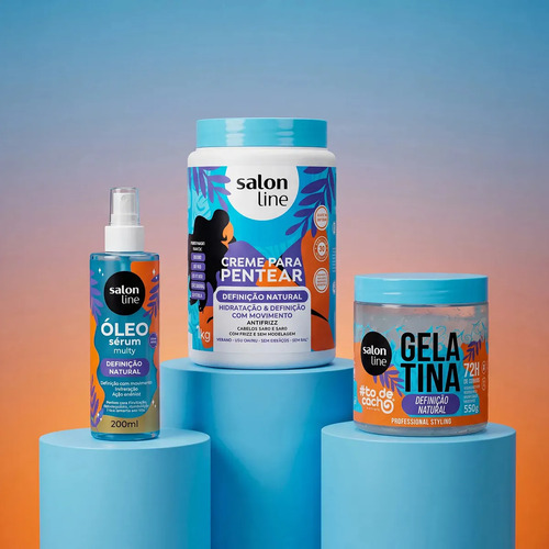Kit Completo Definição Natural Salon Line 3un Antifrizz