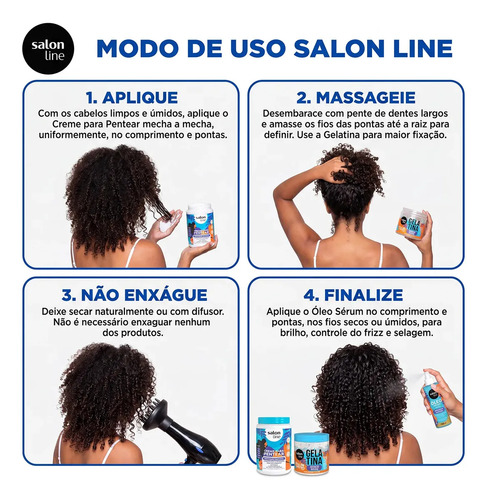 Kit Completo Definição Natural Salon Line 3un Antifrizz