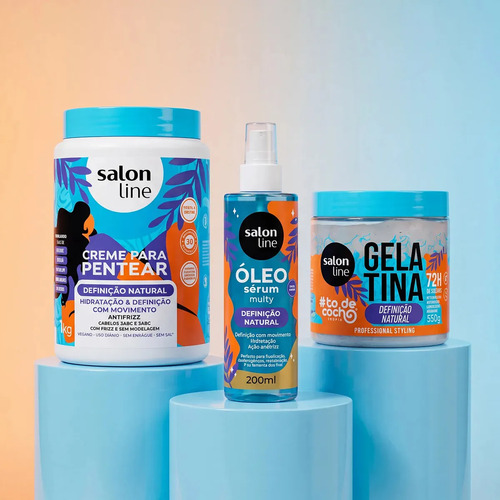 Kit Completo Definição Natural Salon Line 3un Antifrizz