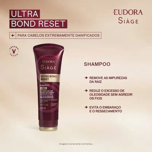 Kit Completo Eudora Siàge Ultra Bond Reset - Eudora