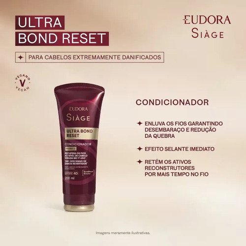 Kit Completo Eudora Siàge Ultra Bond Reset - Eudora