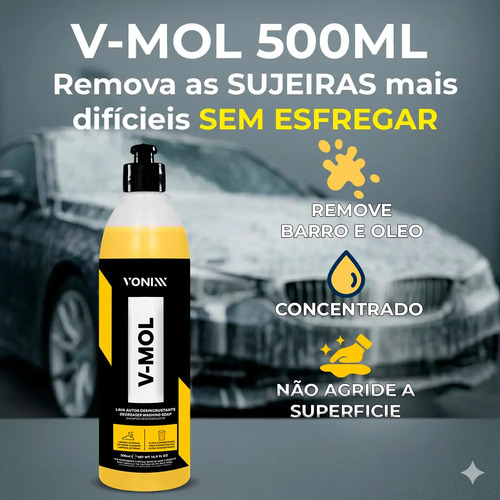 Kit Completo Lavar Carro Rapido Cera Pulverizador 2l Brilho