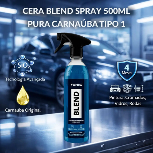 Kit Completo Lavar Carro Rapido Cera Pulverizador 2l Brilho