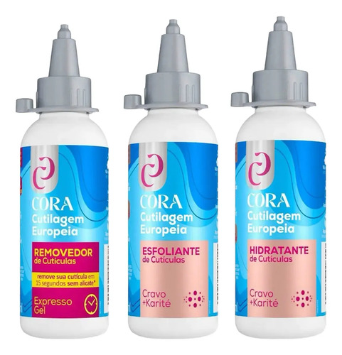 Kit cutilagem europeia manicure remove cuticula sem alicate