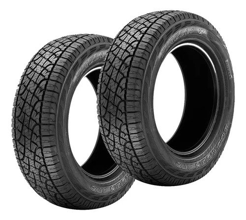 Kit de 2 pneus pirelli scorpion atr letra branca 20560r15 91