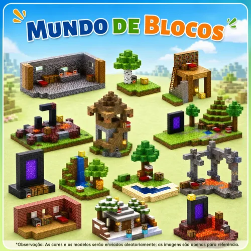 Kit De Blocos De Montar Magnéticos Infantil 100 Ou 200 Peças