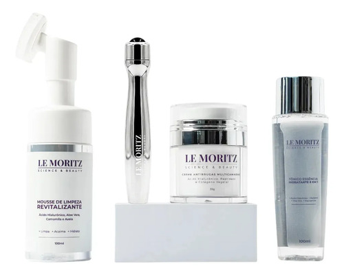 Kit de cuidado com a pele le moritz skincare para pele madur