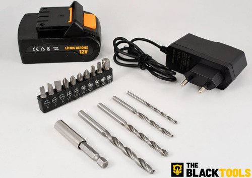 Kit De Ferramentas 169 Peças + Parafusadeira Furadeira 12v