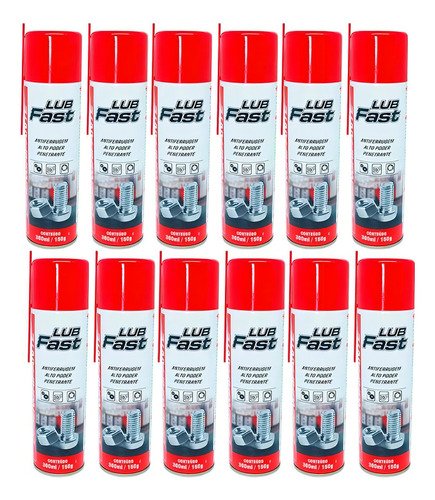 Kit desengripante spray 300ml 12 unidades te0001161 lub fast