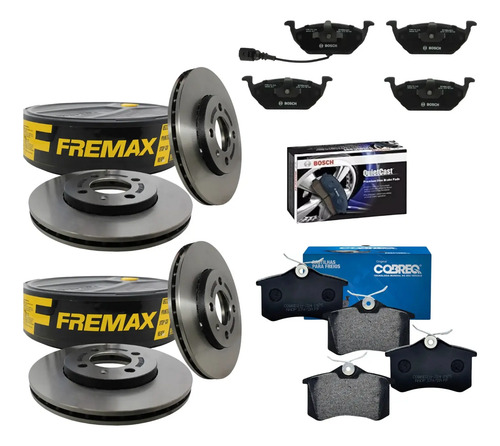 Kit disco pastilha dianteiro traseiro vw beetle 19992009
