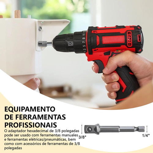 Kit Extração De Parafuso E Porca De Impacto Extrato 14 Pcs