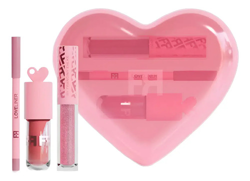 Kit fran love kit gloss labial e lapis labial by franciny