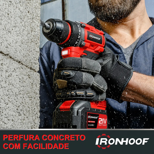 Kit Furadeira E Parafusadeira Chave De Impacto Brushless