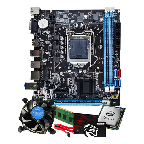 Kit i5 7500 intel h110 8gb memoria ddr4 ssd 240