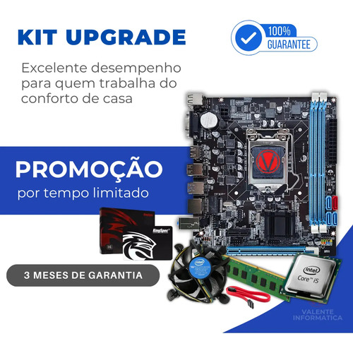 Kit I5 7500 Intel H110 + 8gb Memória Ddr4 + Ssd 240