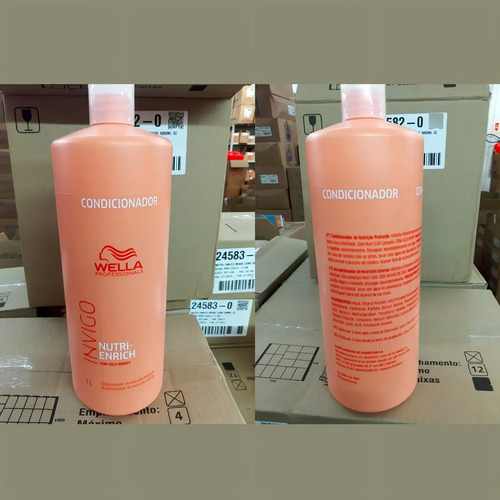 Kit Invigo Nutri-enrich Wella Shampoo + Condicionador 1L