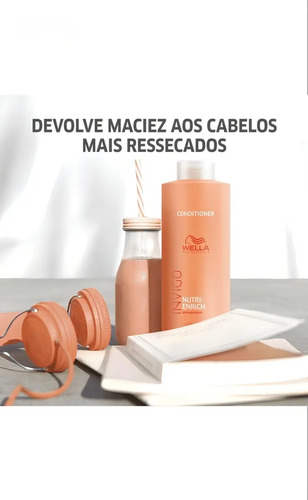 Kit Invigo Nutri-enrich Wella Shampoo + Condicionador 1L