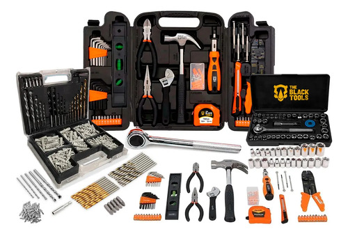 Kit jogo de ferramentas 129 pecas com jogo de 40 soquetes ch