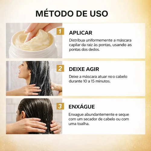 Kit Karssellé Shampoo 1l + Condicionador 1l + Máscara 500g + Óleo 60ml