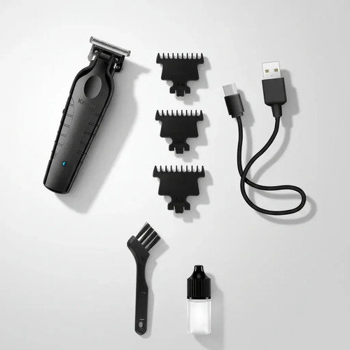Kit Kemei Máquina de Corte KM-2299 e Acabamento KM-1102 Bivolt